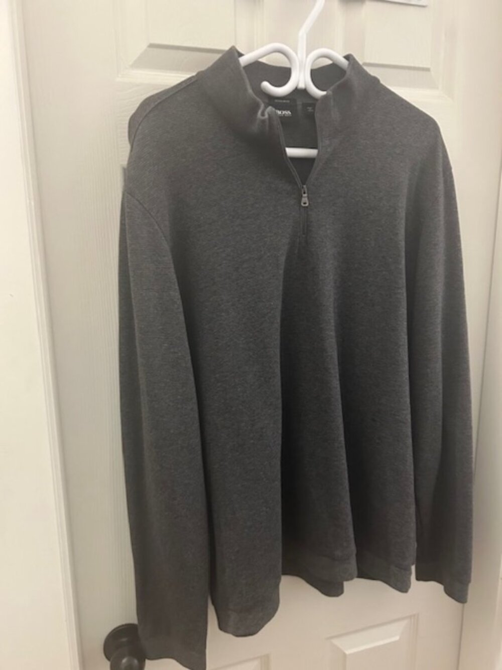 Boss Regular Fit Pullover with 1/4 Zip